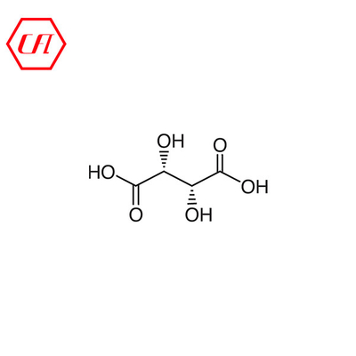 L ((+) - حمض التارتاريك إضافات الغذاء CAS 87-69-4